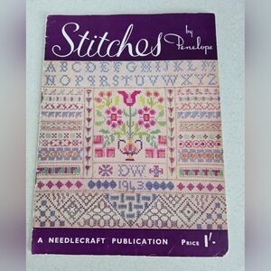 Stitches By Penelope-Vintage 1940's Pattern Booklet-The Book Of "Hows"